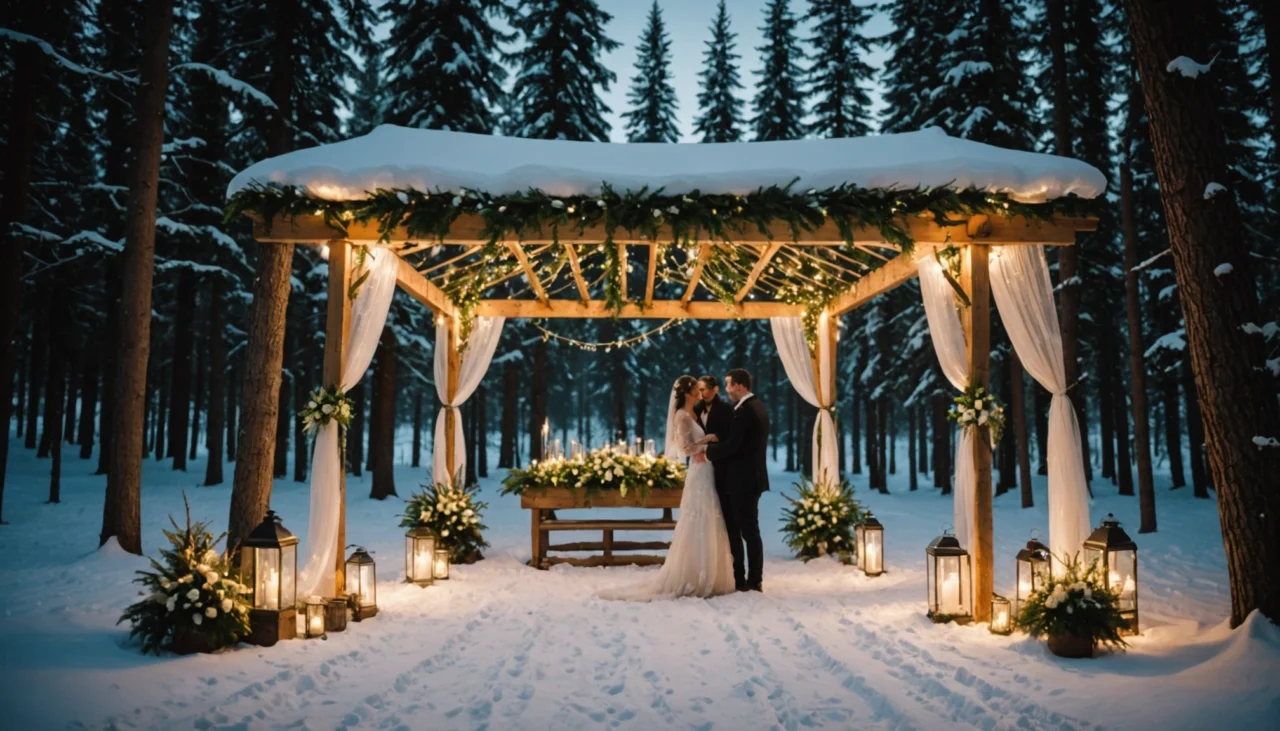 mariage en hivers