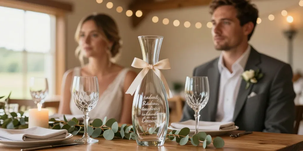 carafe a vin personnalisé